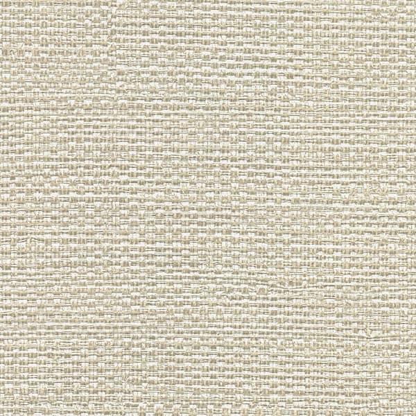 Warner Bohemian Bling Off-White Basketweave Off-White Wallpaper Sample