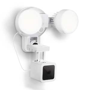 3-In-1 Floodlight for Wyze Cam V3 with Charger and Mount White (Camera Not Included)