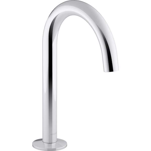 KOHLER Components Bathroom Sink Spout with Tube Design in Polished Chrome
