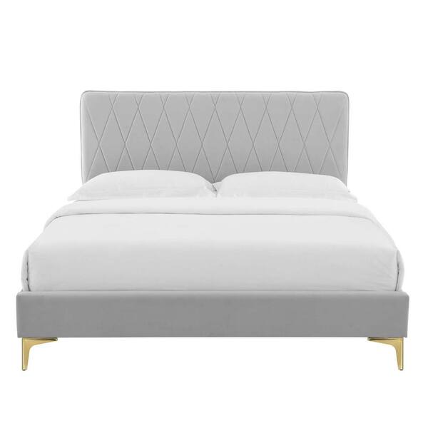 DHP Ryan Gray Linen Queen Upholstered Bed with Storage DE98930 - The Home  Depot