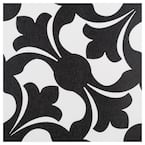 Emotion Nero Encaustic 7-3/4 in. x 7-3/4 in.Ceramic Floor and Wall Tile (10.94 sq. ft. / case)