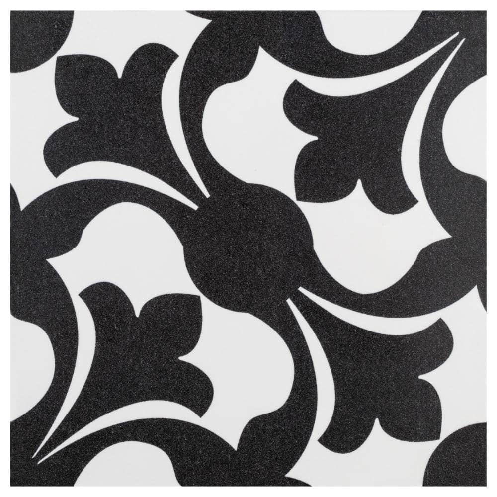 Emotion Nero 6 in. x 6 in. Ceramic Floor and Wall Take Home Tile Sample price history on PriceWatchPro