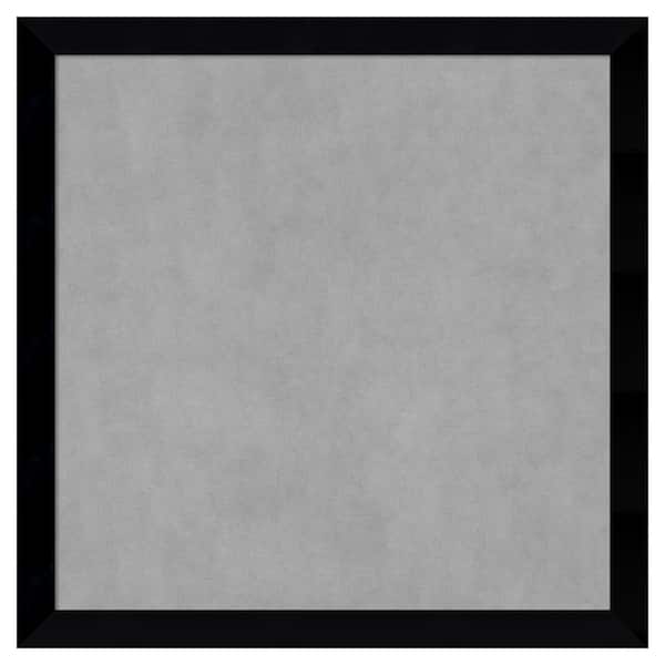 Black Museum 27 in. x 27 in. Framed Magnetic Board