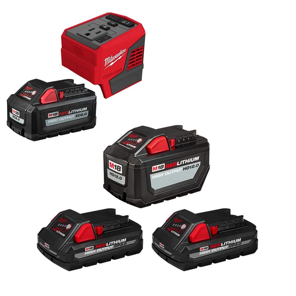 Milwaukee 18v M18 Series Lithium Battery Inverter With Usb Pd3.0