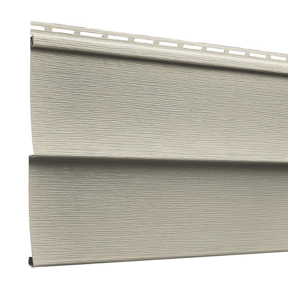 Ply Gem Transformations Double 5 in. x 144 in. Sand Lap Vinyl Siding