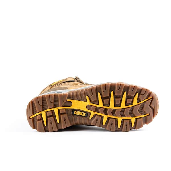 Men's Grader PT Size 8.5(W) Wheat Poseidon Leather/Nylon Waterproof 6" Work Boots - Soft Toe