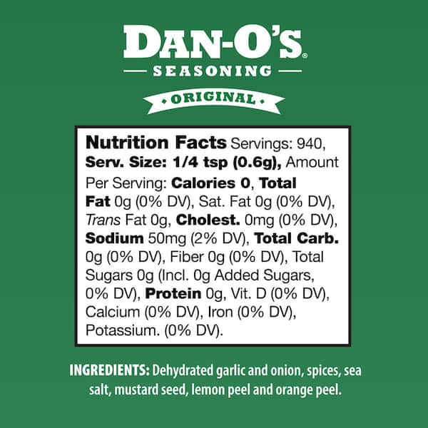 DAN-O'S Dan-O's Large 2 Bottle Combo - Original & Spicy Seasoning  DOS20-GP-2Pk - The Home Depot