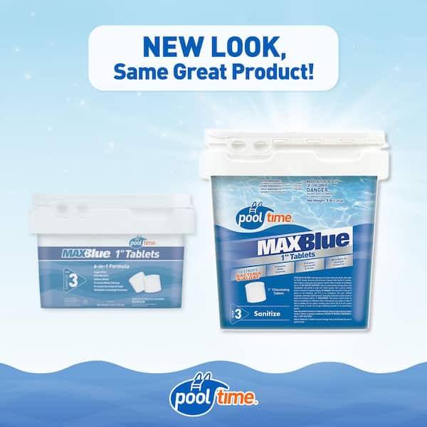 Chlorinating MAXBlue 5 lb. 1 in. Tablets