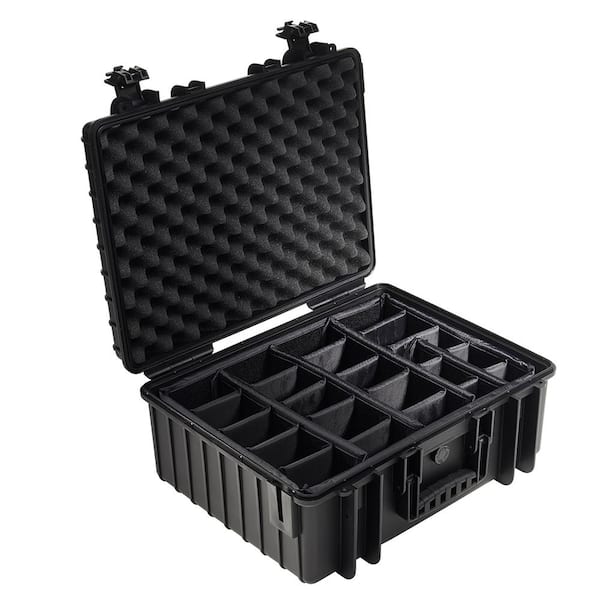 B&W 6000 Case with SI Foam, Black