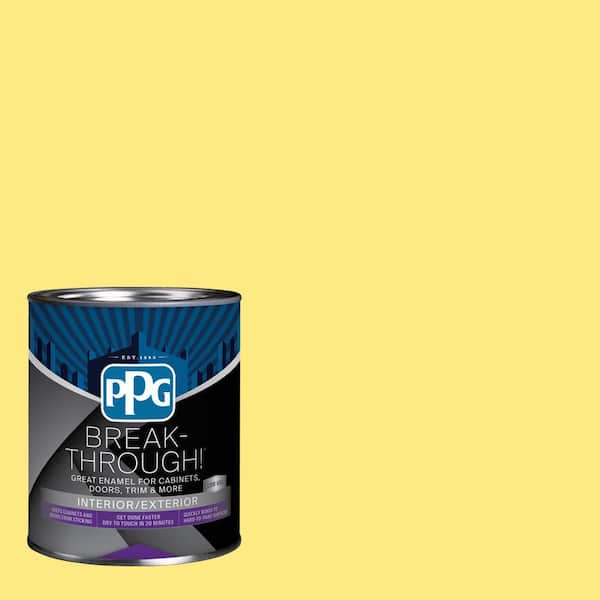 1 qt. PPG1212-5 Citrus Punch Semi-Gloss Door, Trim & Cabinet Paint