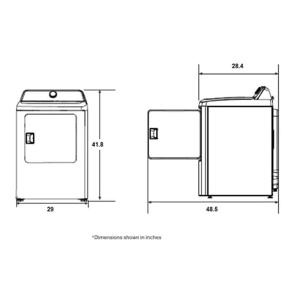 CROSLEY PROFESSIONAL 7.0 cu. ft. Vented Front Load Gas Dryer in
