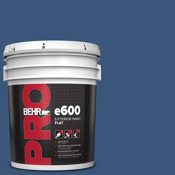 5 gal. #590D-7 Star Spangled Flat Exterior Paint