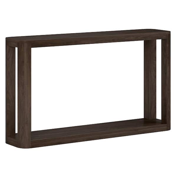 Meyer&Cross Stellan 52 in. Alder Brown Rectangle MDF Top Console Table