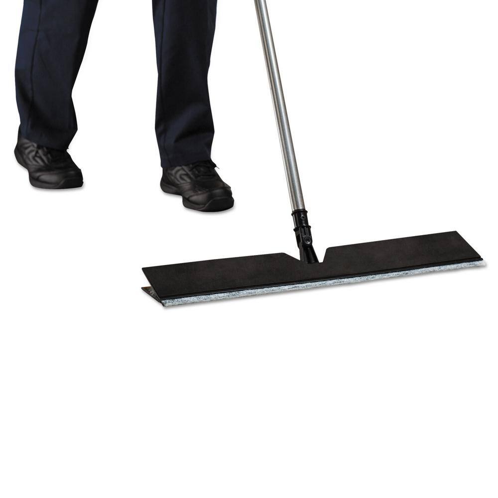 Black 23" Plastic Easy Trap Flip Holder for Dust Sheets