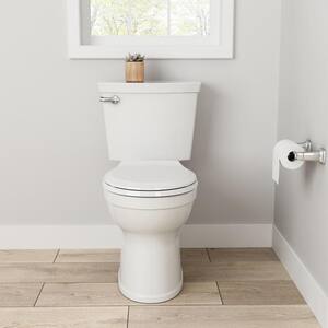 Champion Tall Height 2-Piece High-Efficiency 1.28 GPF Single Flush Round Front Toilet in White Seat Included (3-Pack)