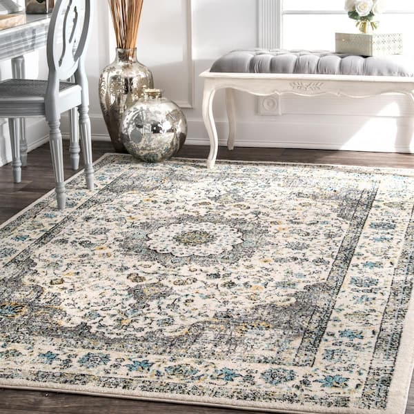 Verona Vintage Persian Gray 5 ft. x 8 ft. Area Rug