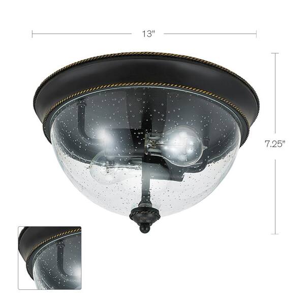 flush mount ceiling light glass replacement