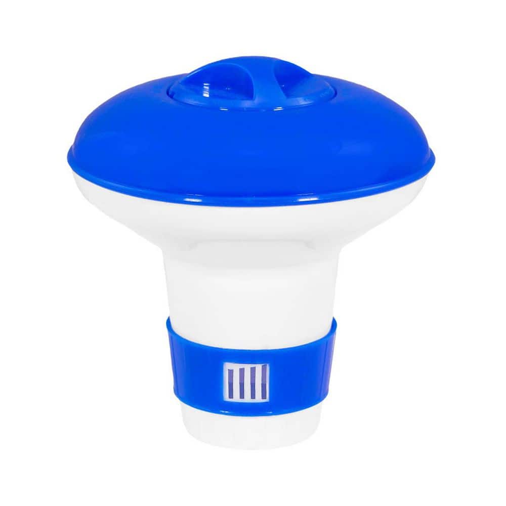 Floating Chlorine/Bromine Tablet Dispenser for 1 in. Tablets, Adjustable Pool Floater for All Pool Types price history on PriceWatchPro