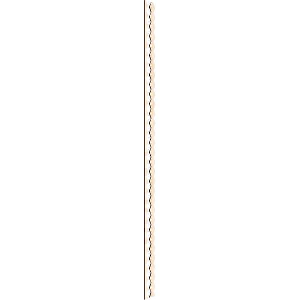 Ekena Millwork Sheyenne 94 in. H x 0.375 in. W Slatwall Panels in Birch 28-Pack
