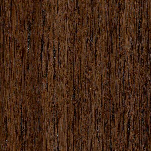 Home Legend Brushed Strand Woven Gunstock 3/8 in. Thick x 5 in. Wide x 36 in. Length Click Lock Bamboo Flooring (25 sq. ft. / case)