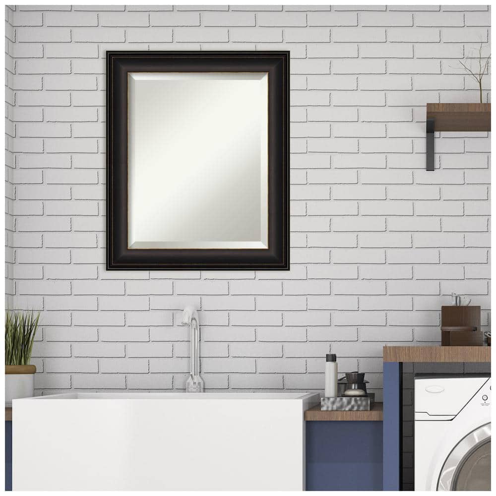 Trio Oil Rubbed Bronze Framed Rectangular Wall Mirror
