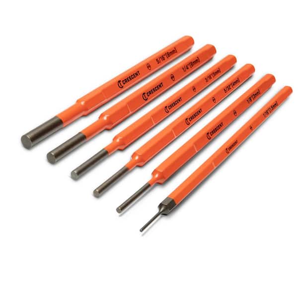 Crescent 7 in. Pin Punch Set (6-Piece)