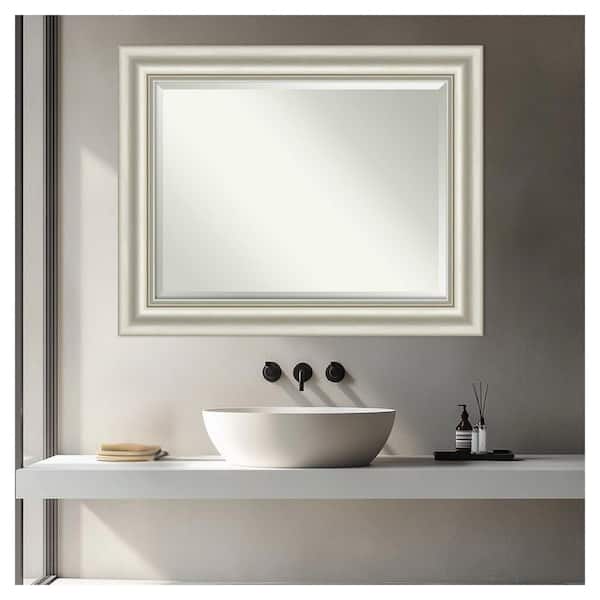 Amanti Art Ellie Brown Silver 23.5 in. x 29.5 in. Petite Bevel