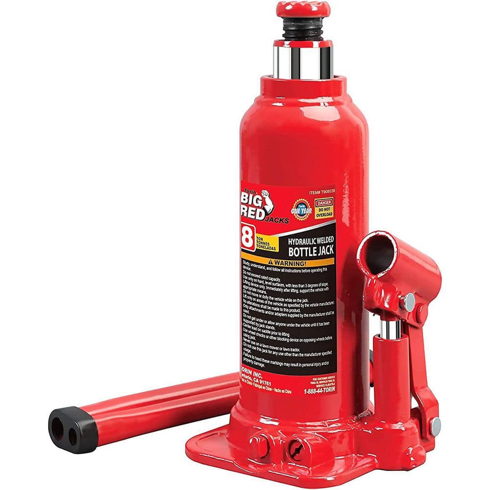 voering aansporing Bandiet Big Red 8-Ton Bottle Jack T90803 - The Home Depot