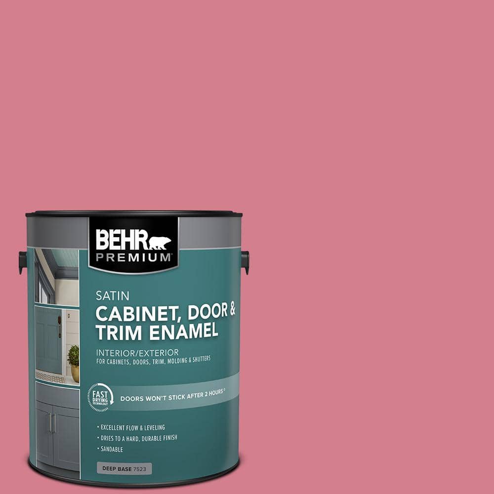 1 gal. #P140-4 I Pink I Can Satin Enamel Interior/Exterior Cabinet, Door & Trim Paint price history on PriceWatchPro