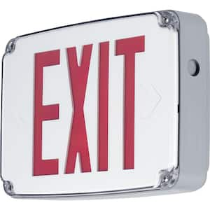 LITHONIA LV S 1 R 120/277 EXTREME BLACK EXIT SIGN