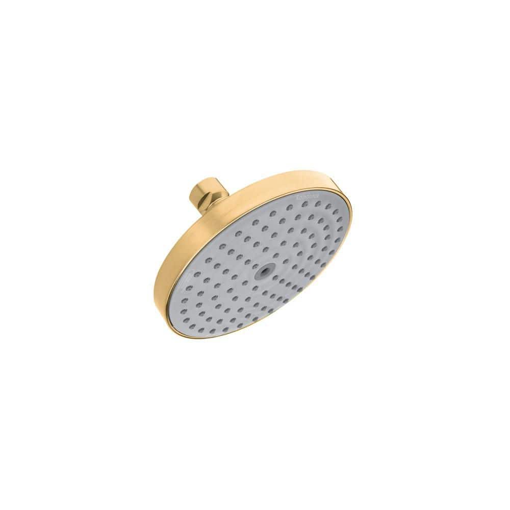 Raindance S 3-Spray Patterns with 2.5 GPM 6 in. Wall Mount Fixed Shower Head in Brushed Bronze