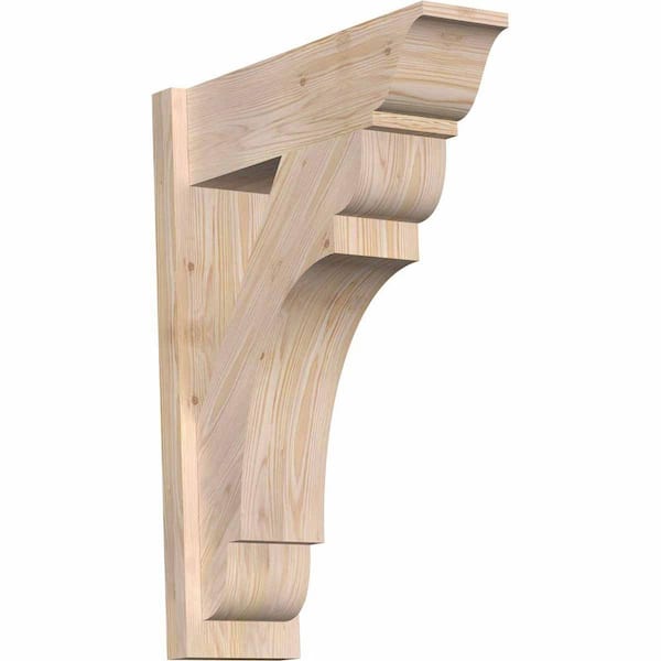 Ekena Millwork 8 in. x 32 in. x 24 in. Douglas Fir Olympic Traditional Smooth Outlooker