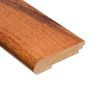 Tigerwood 3/8 in. Thick x 3-1/2 in. Wide x 78 in. Length Stair Nose Molding