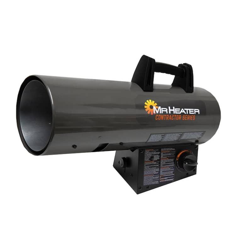 Mr. Heater Contractor Series 125,000 BTU Forced Air Propane Indoor/Outdoor Space Heater with 10 ft. Hose and Regulator