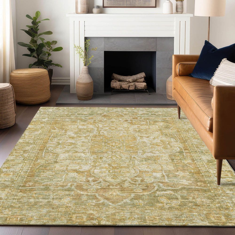 Chantille Machine Washable Indoor/Outdoor Abstract ACN1728 Tan 5 ft. x 7 ft. 6 in. Area Rug price history on PriceWatchPro