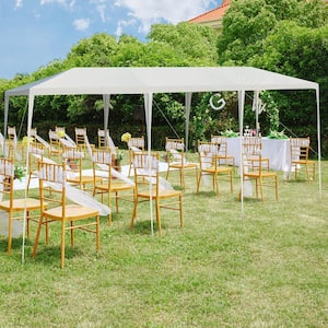 10 ft. x 30 ft. Outdoor White Wedding Party Event Tent Gazebo Canopy Pavilion