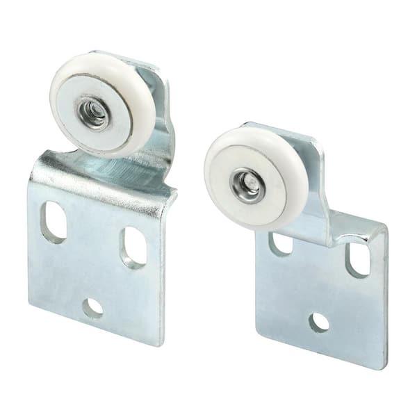 Prime-Line Sliding Closet Door Roller Kit 3/4 in. Nylon Wheels. Front offset 3/8 in.. Back offset 1/2 in.