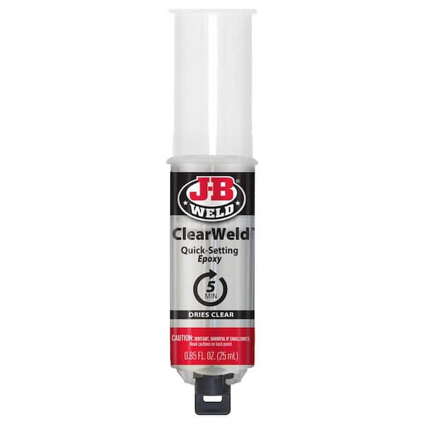 Gorilla 2 Part Epoxy 5 Minute Set .85 Ounce Syringe Clear (pack of 2) for  sale online