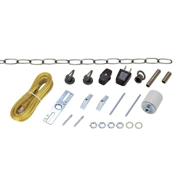 Antique Brass Swag Light Kit (1-Pack)