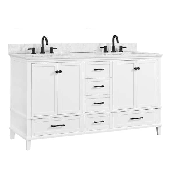 Home Decorators Collection Merryfield 61 in. Double Sink