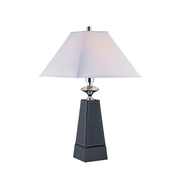 Illumine Designer Collection 29 in. Steel Fluorescent Table Lamp