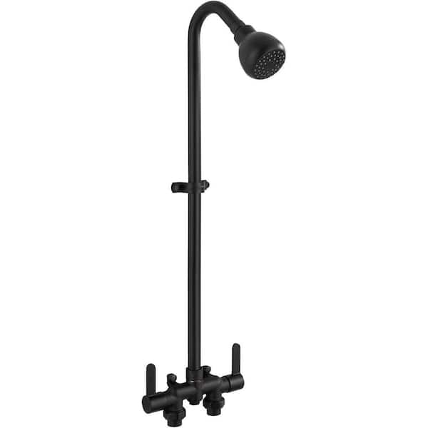 Satico 12 in. 2-Handle 3-Spray Wall M...