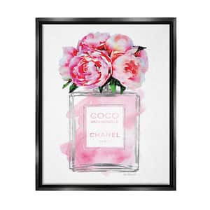 The Stupell Home Decor Collection Glam Perfume Bottle V2 Flower