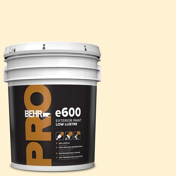 BEHR PRO 5 gal. #ICC-30 Cashmere Sweater Low Luster Exterior Paint