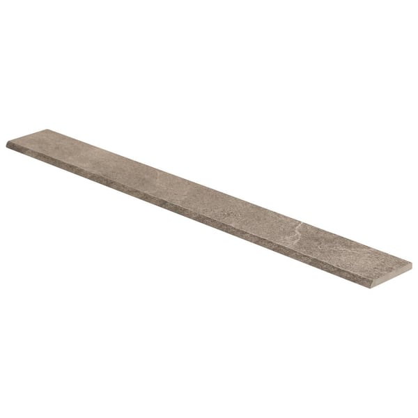 Monolith Caramel Brown 3 in. x 24 in. Matte Porcelain Bullnose Trim (0.46 sq. ft./each)
