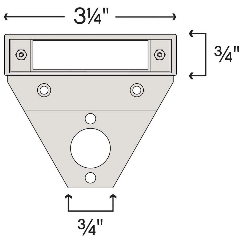 Titanium LED Outdoor Deck Light with Composite Optic Technology
