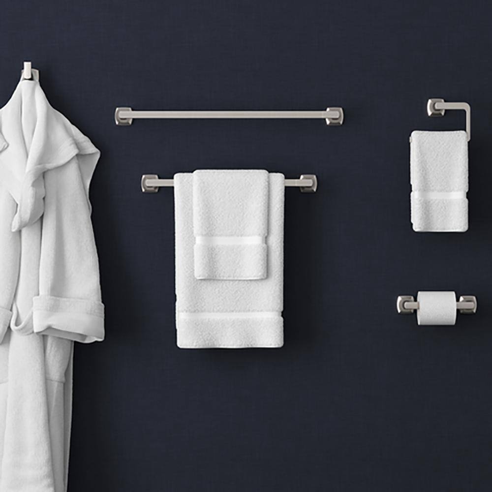 Vaneri Brushed Nickel Wall Mounted Towel Ring