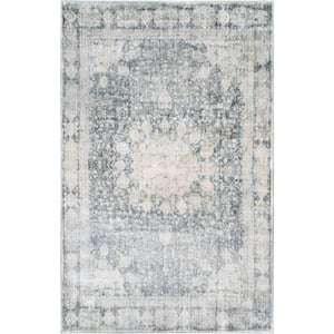 Asheville Rockwell Gray 5' 0 x 8' 0 Area Rug