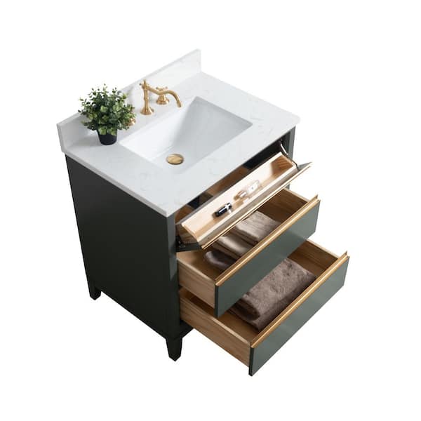 remodel 05 V.A. 『VANITY BOX』 Vanity Art 30 in. W x 22 in. D x 34 in. H Single Sink