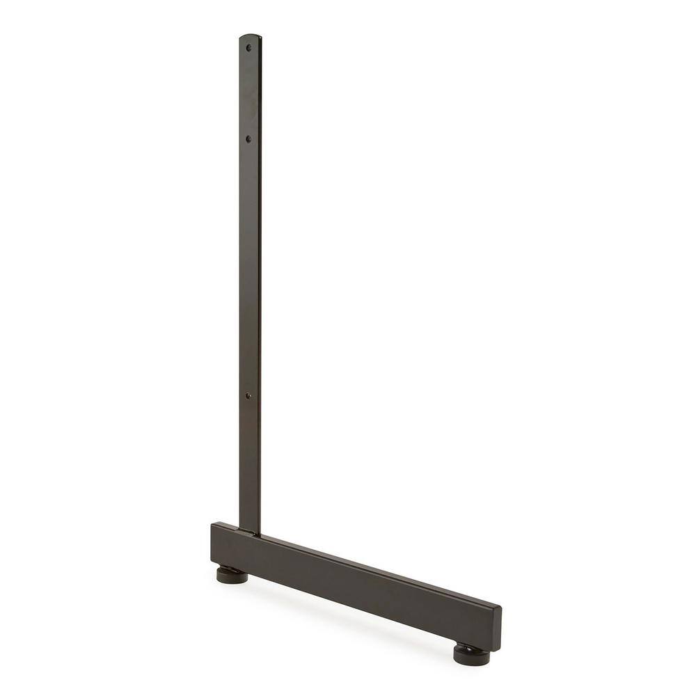 19-1/4 in. H x 12-3/4 in. L Black L-Shaped Leg for Freestanding Gridwall Pa
